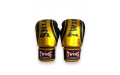 Боксерские перчатки Twins Special FBGV-TW4 Gold Black 12 oz