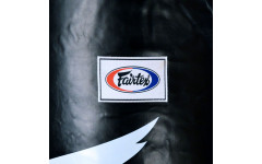 Боксерский мешок HB6 Fairtex Black Muaythai Banana Bag (БЕЗ НАПОЛНЕНИЯ)