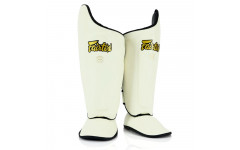 Защита голени Fairtex SP8 white XL