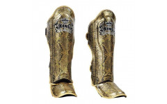Защита голени Top King Shinguards "Super Snake" TKSGSS02 Black (Gold) - XL