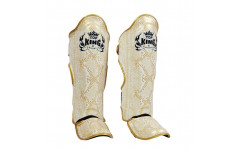 Защита голени Top King Shinguards "Super Snake" TKSGSS02 White(Gold) - M