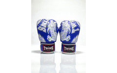 Боксерские перчатки TWINS Special FBGVL3-49 blue-white 14 oz