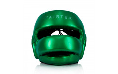 Шлем с бампером Fairtex HG17 green XL
