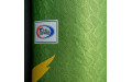 Боксерский мешок Fairtex HB6PY Green (gold silk screen) Banana Bag (БЕЗ НАПОЛНЕНИЯ)