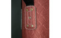 Боксерский мешок Fairtex HB6PY Red (gold silk screen) Banana Bag (БЕЗ НАПОЛНЕНИЯ)