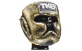 Боксерский шлем Top King Gold / Black Snake Edition Head Guard M