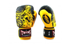 Боксерские перчатки Twins Special FBGVL50 yellow 14 oz
