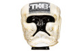 Боксерский шлем Top King Gold / White Snake Edition Head Guard L