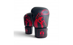 Боксерские перчатки Ecipa BGV8 black 16 oz (Натуральная Кожа)