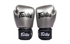 Боксерские перчатки Fairtex BGV1C-PLUS gun metallic 16 oz
