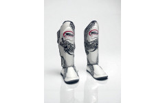 Защита голени Twins Special FSGL10-49 white black - XL Защита голени Twins Special FSGL10-49 white black - XL