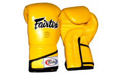 Боксерские перчатки Fairtex BGV6 yellow 18 oz