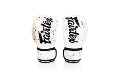 Боксерские перчатки Fairtex BGV14 Painter white 16 oz Боксерские перчатки Fairtex BGV14 Painter white 16 oz