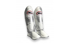 Защита голени Twins Special FSGL10-49 white silver - M
