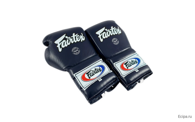 Перчатки боксерские на шнурке Fairtex BGL7 blue 12 oz