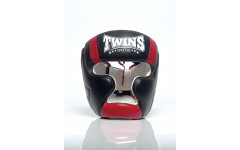 Шлем боксерский Twins Special HGL11 black red XL