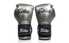 Боксерские перчатки Fairtex BGV9C-PLUS gun metallic 10 oz Боксерские перчатки Fairtex BGV9C-PLUS gun metallic 10 oz