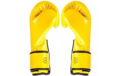 Боксерские перчатки Fairtex BGV14 yellow 10 oz