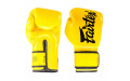 Боксерские перчатки Fairtex BGV14 yellow 14 oz