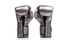 Боксерские перчатки Fairtex BGV9C-PLUS gun metallic 12 oz