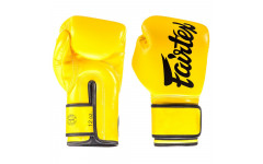 Боксерские перчатки Fairtex BGV14 yellow 16 oz Боксерские перчатки Fairtex BGV14 yellow 16 oz