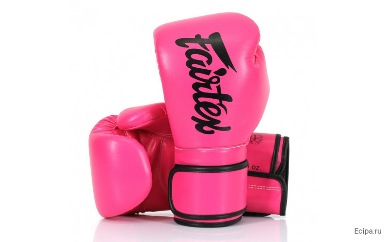 Боксерские перчатки Fairtex BGV14 pink 16 oz