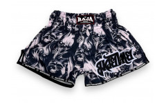 Шорты для бокса Raja Boxing Skullz pink S Шорты для бокса Raja Boxing Skullz pink S