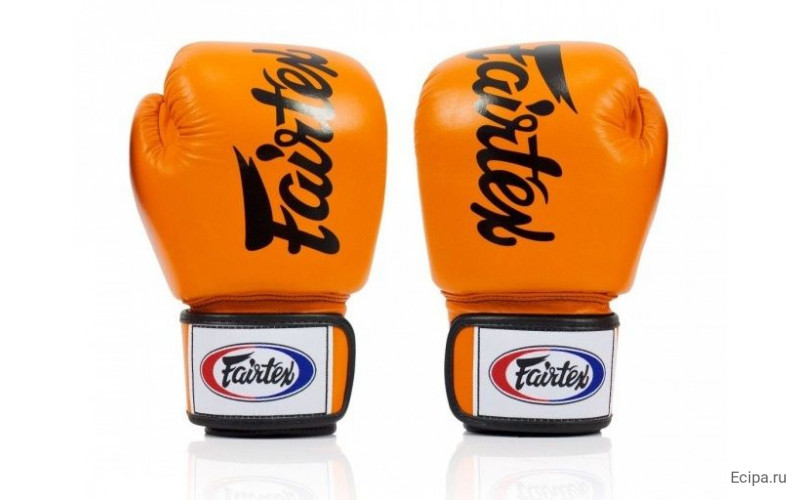 Боксерские перчатки Fairtex BGV19 orange 12 oz