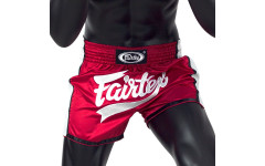Шорты для бокса Fairtex BS1704 (красный-белый) XL Шорты для бокса Fairtex BS1704 (красный-белый) XL