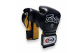 Боксерские перчатки Fairtex BGV9 black yellow 12 oz