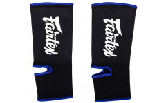 Голеностопы Fairtex AS3 black blue Голеностопы Fairtex AS3 black blue