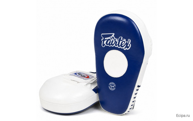 Лапы боксерские Fairtex FMV8 white blue