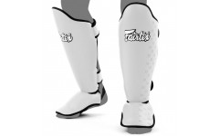 Защита голени Fairtex SP5 white L