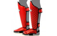 Защита голени Fairtex SP5 red S